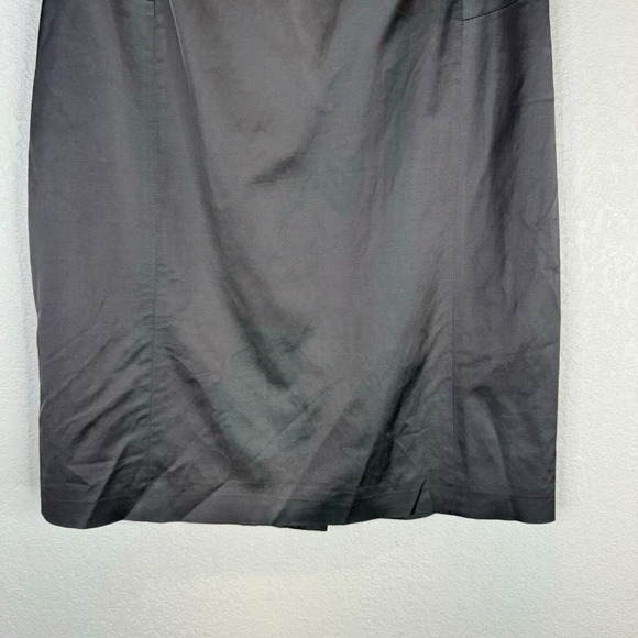 Etro Women's Straight Pencil Skirt Flat Front Back Zip Black Size‎ 44 Capsule - Picture 4 of 10